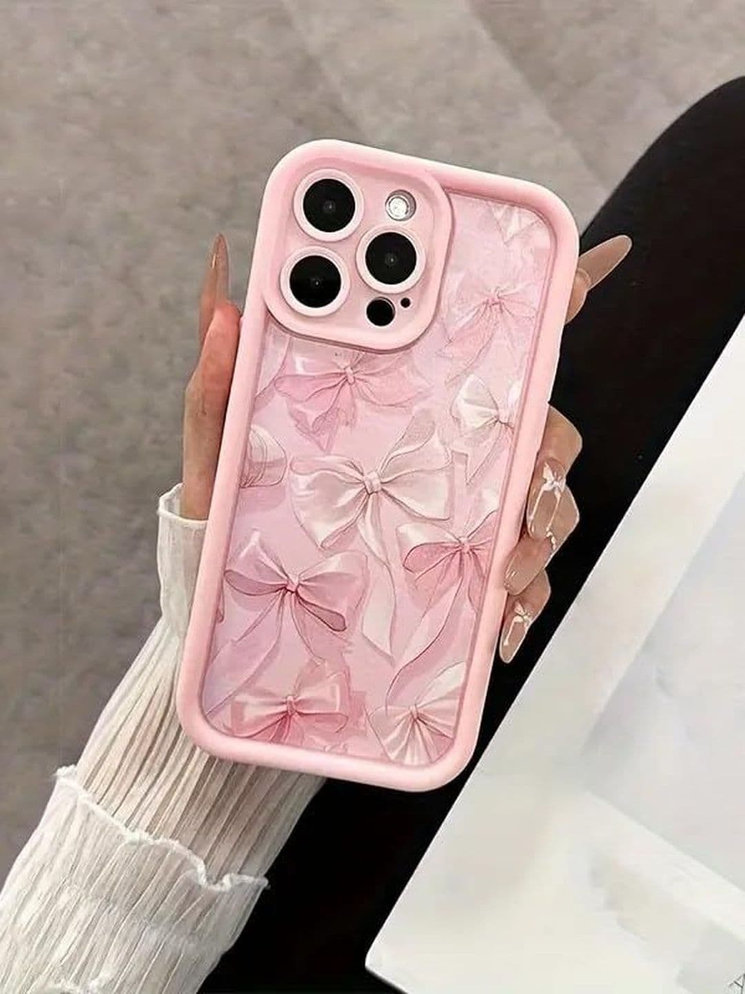 COVERLY Floral Printed iPhone 15 Pro Max Back Case Mobile Accessories thumbnail 2