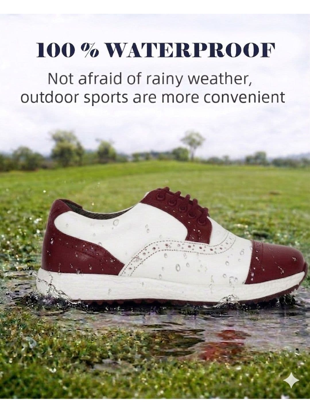 HITCARO Men Leather Golf Shoes thumbnail 3
