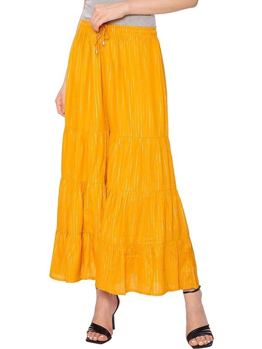 TNQ Women Printed Flared Ethnic Palazzos thumbnail 2
