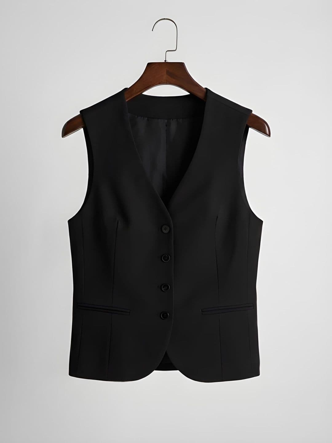 Roadster Solid Waistcoat with Trousers thumbnail 5