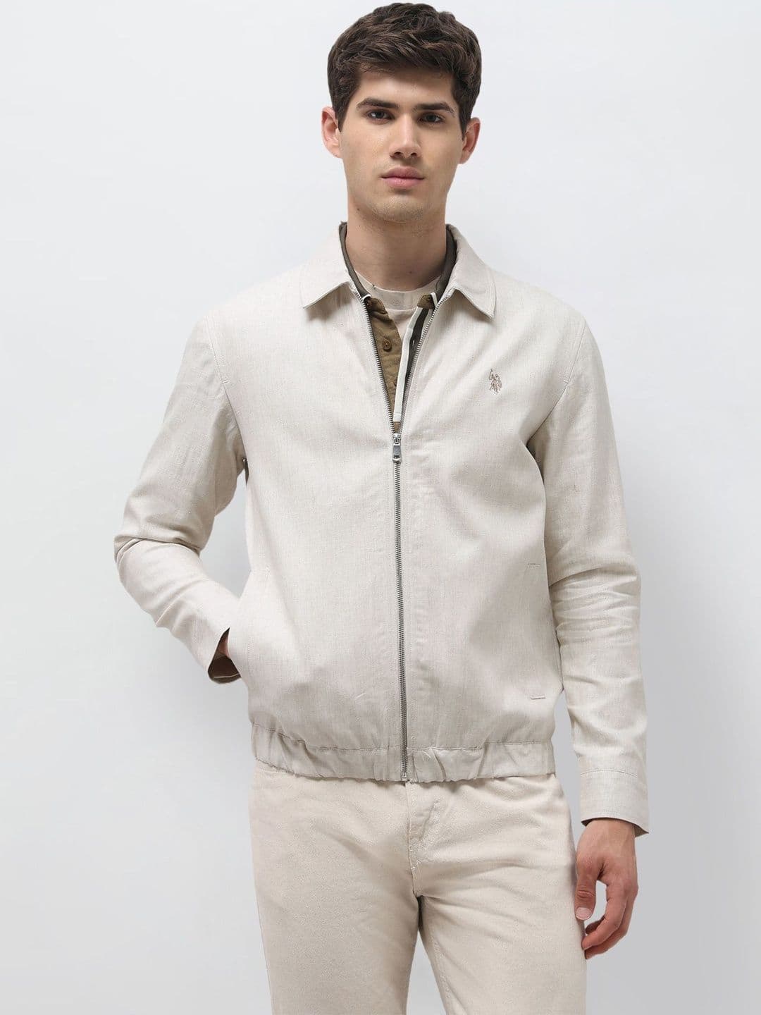 U.S. Polo Assn. Men Bomber Jacket thumbnail 3