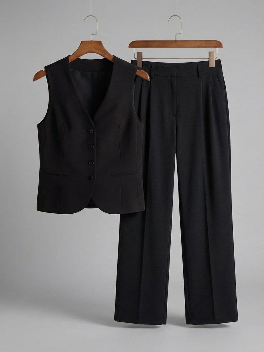CORSICA Shirt Collar Waistcoat With Trousers thumbnail 4