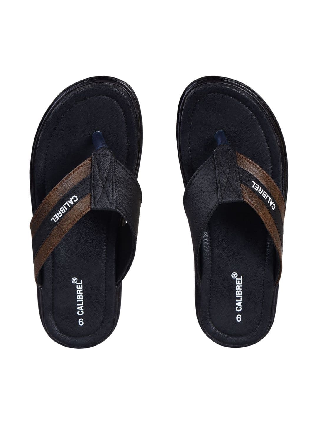 CALIBREL Men Colourblocked Thong Flip-Flops thumbnail 2