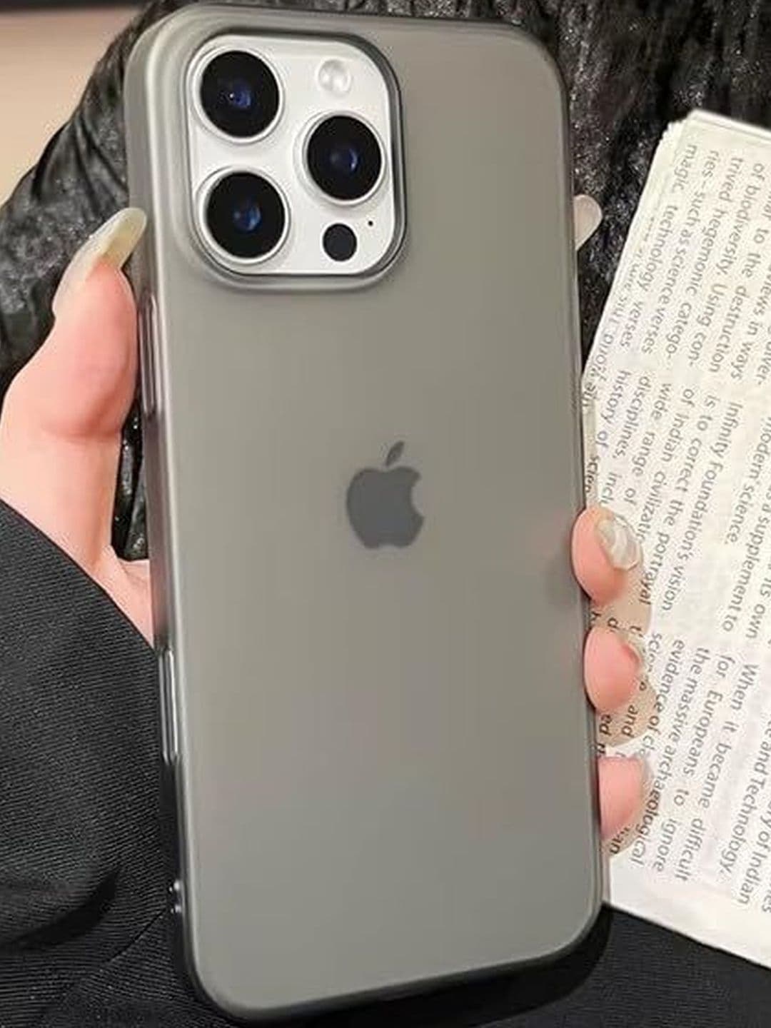 COVERLY Solid Printed iPhone 13 Pro Back Case Mobile Accessories thumbnail 2
