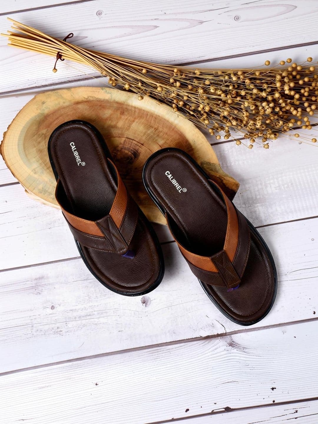 CALIBREL Men Thong Flip-Flops - view 1
