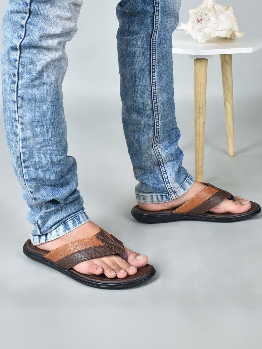 CALIBREL Men Thong Flip-Flops thumbnail 4
