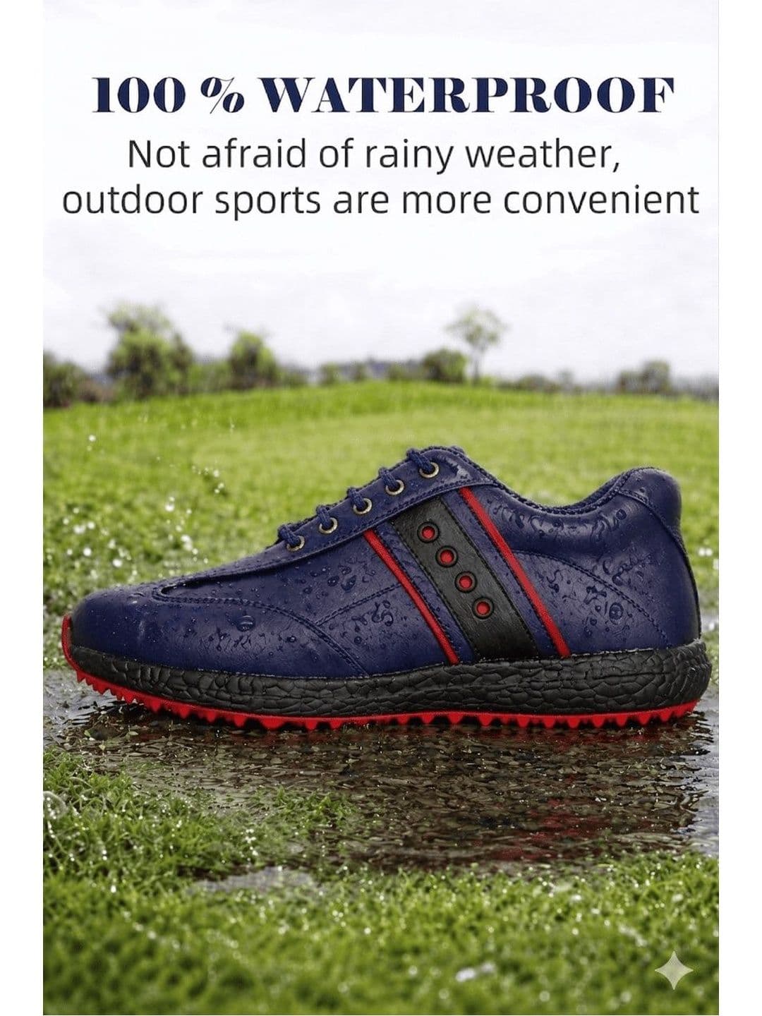 HITCARO Men Leather Golf Shoes thumbnail 5