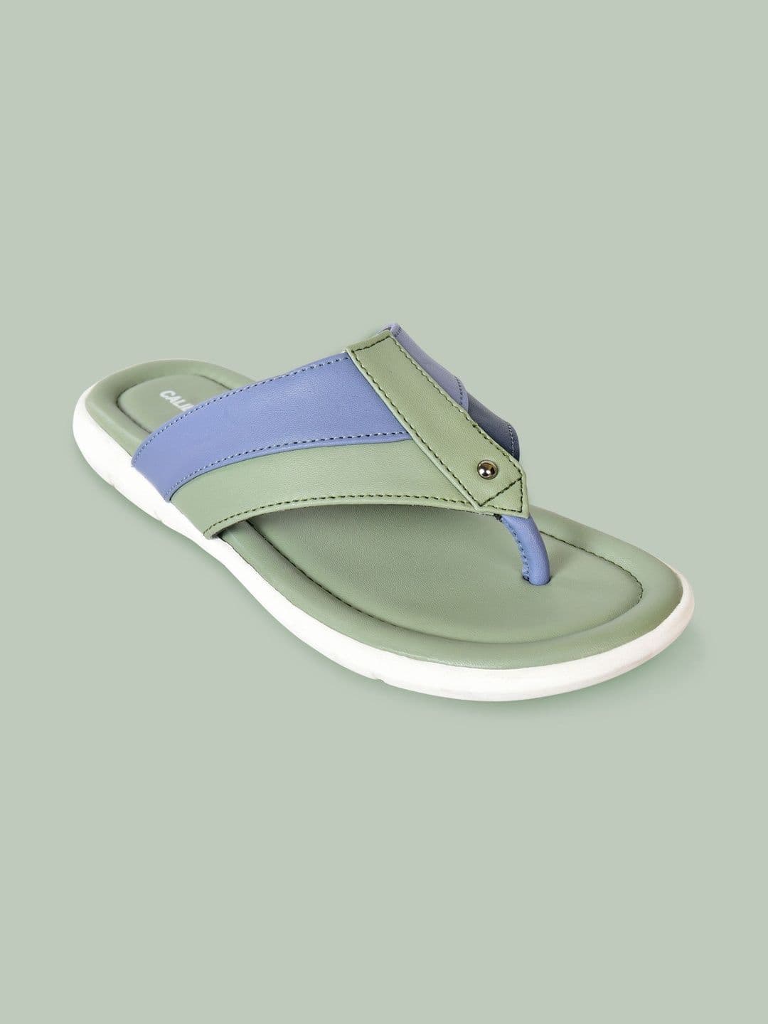 CALIBREL Men Colourblocked Thong Flip-Flops thumbnail 5