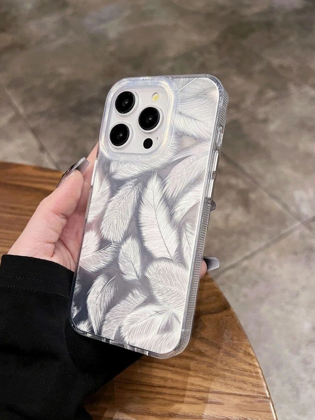 COVERLY Geometric Printed iPhone 13 Pro Back Case Mobile Accessories thumbnail 7