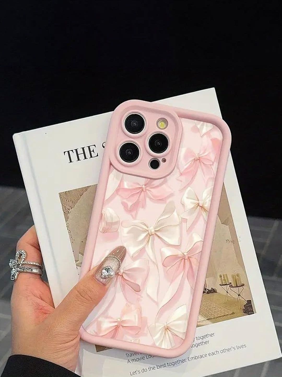 COVERLY Floral Printed iPhone 15 Pro Max Back Case Mobile Accessories