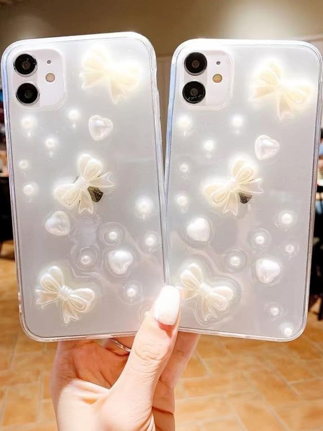 COVERLY Geometric Printed iPhone 11 Back Case Mobile Accessories thumbnail 2