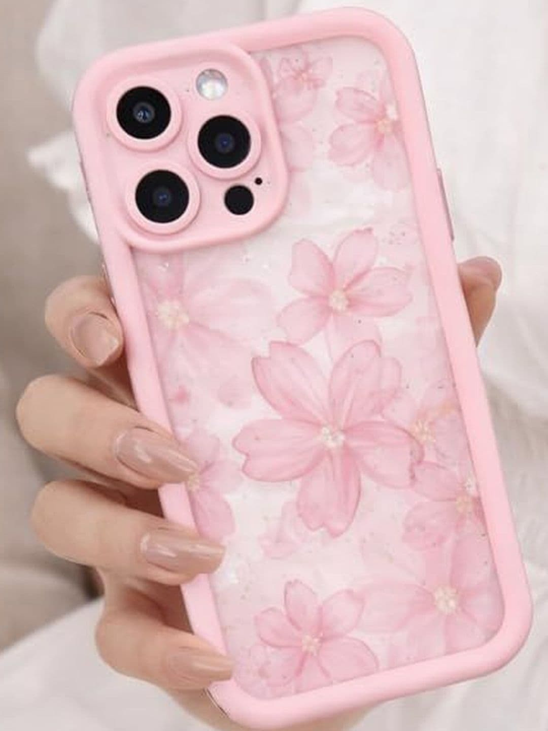 COVERLY Floral Printed iPhone 15 Pro Max Back Case Mobile Accessories thumbnail 2