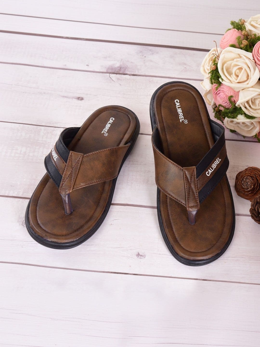 CALIBREL Men Thong Flip-Flops thumbnail 2