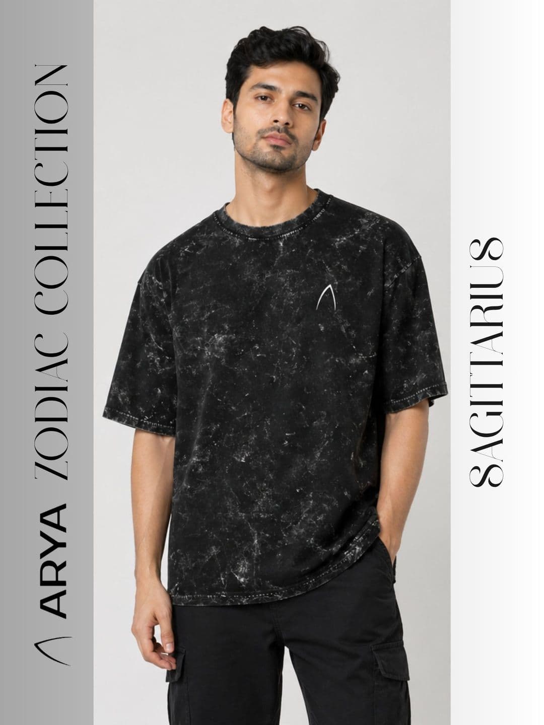 ARYA Men Printed Pure Cotton T-shirt - view 1