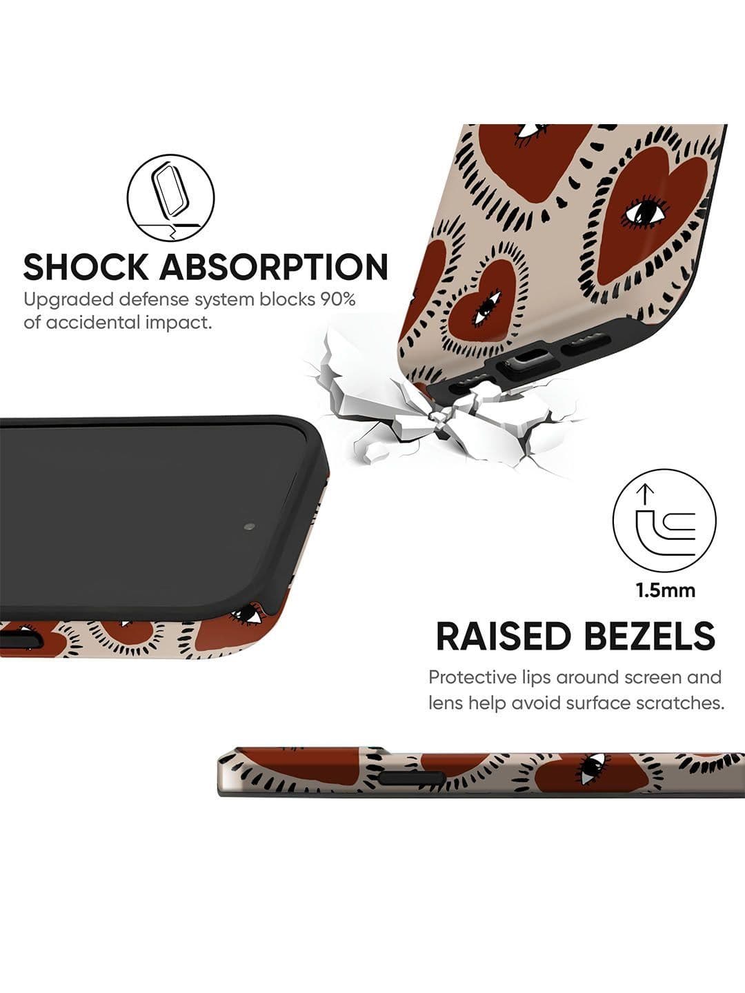 QRIOH Quirky Printed iPhone 14 Back Case Mobile Accessories thumbnail 3