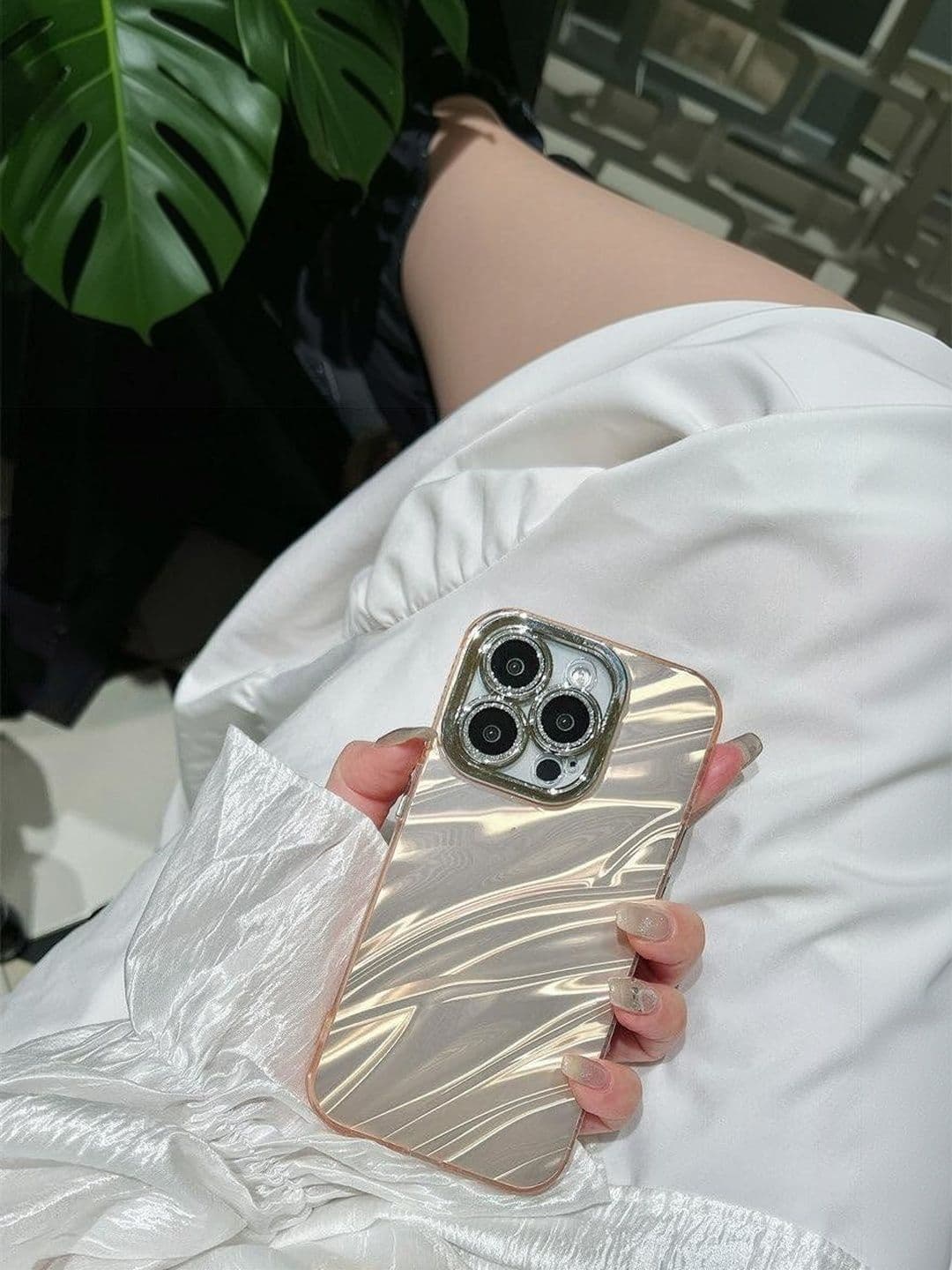 COVERLY Solid Printed iPhone 13 Pro Max Back Case Mobile Accessories