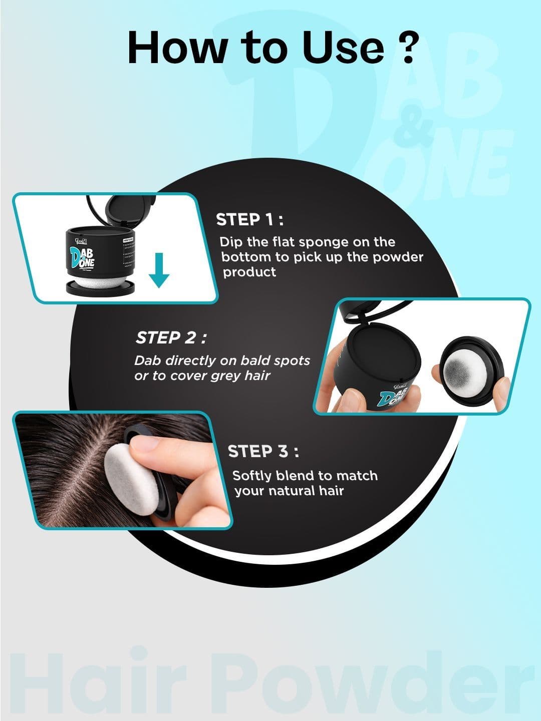GLAM21 Dab & Done Hair Powder-5g thumbnail 6
