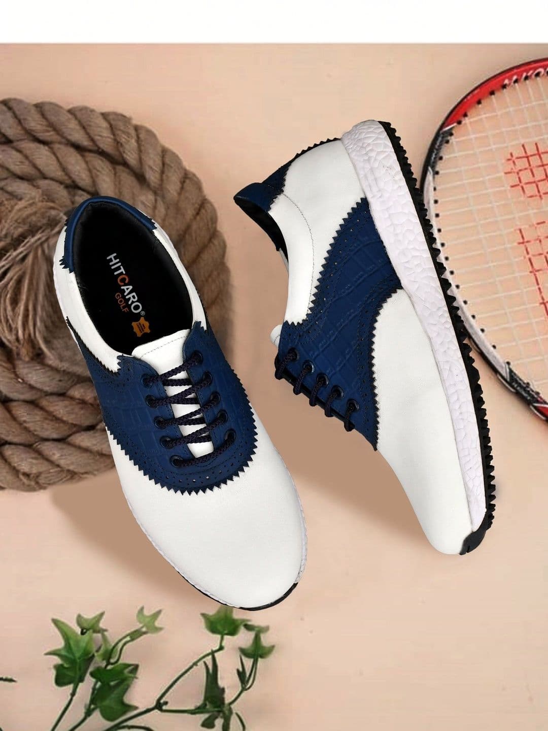 HITCARO Men Leather Golf Shoes - view 1