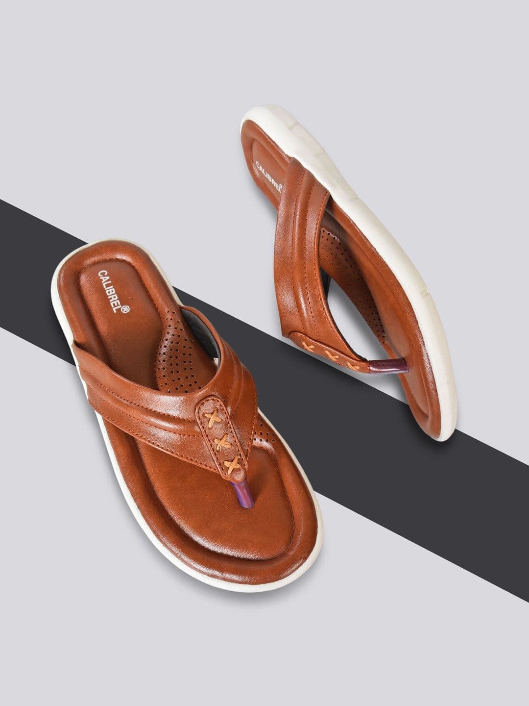 CALIBREL Men Thong Flip-Flops - view 1