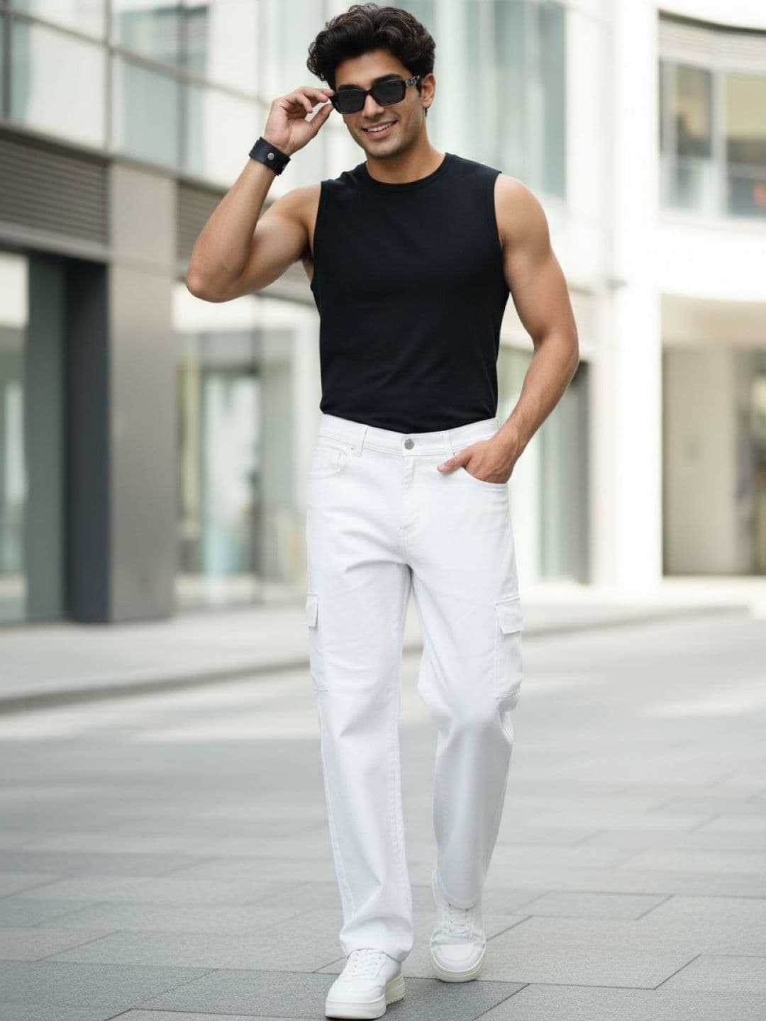SZN Men Classic Mid-Rise Stretchable Jeans thumbnail 3