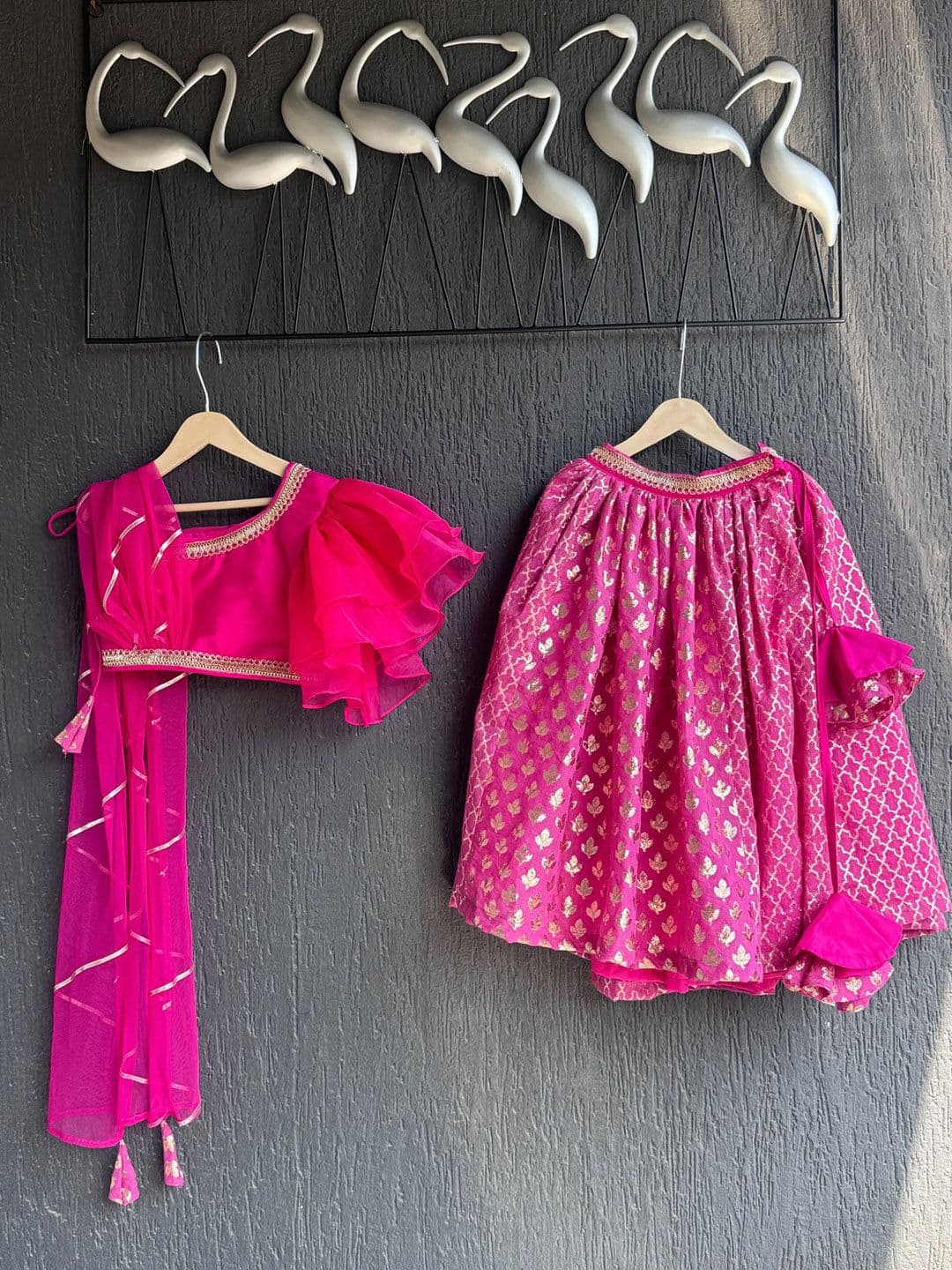 The Little Tales Girls Embellished Ready to Wear Lehenga & Blouse With Dupatta thumbnail 2