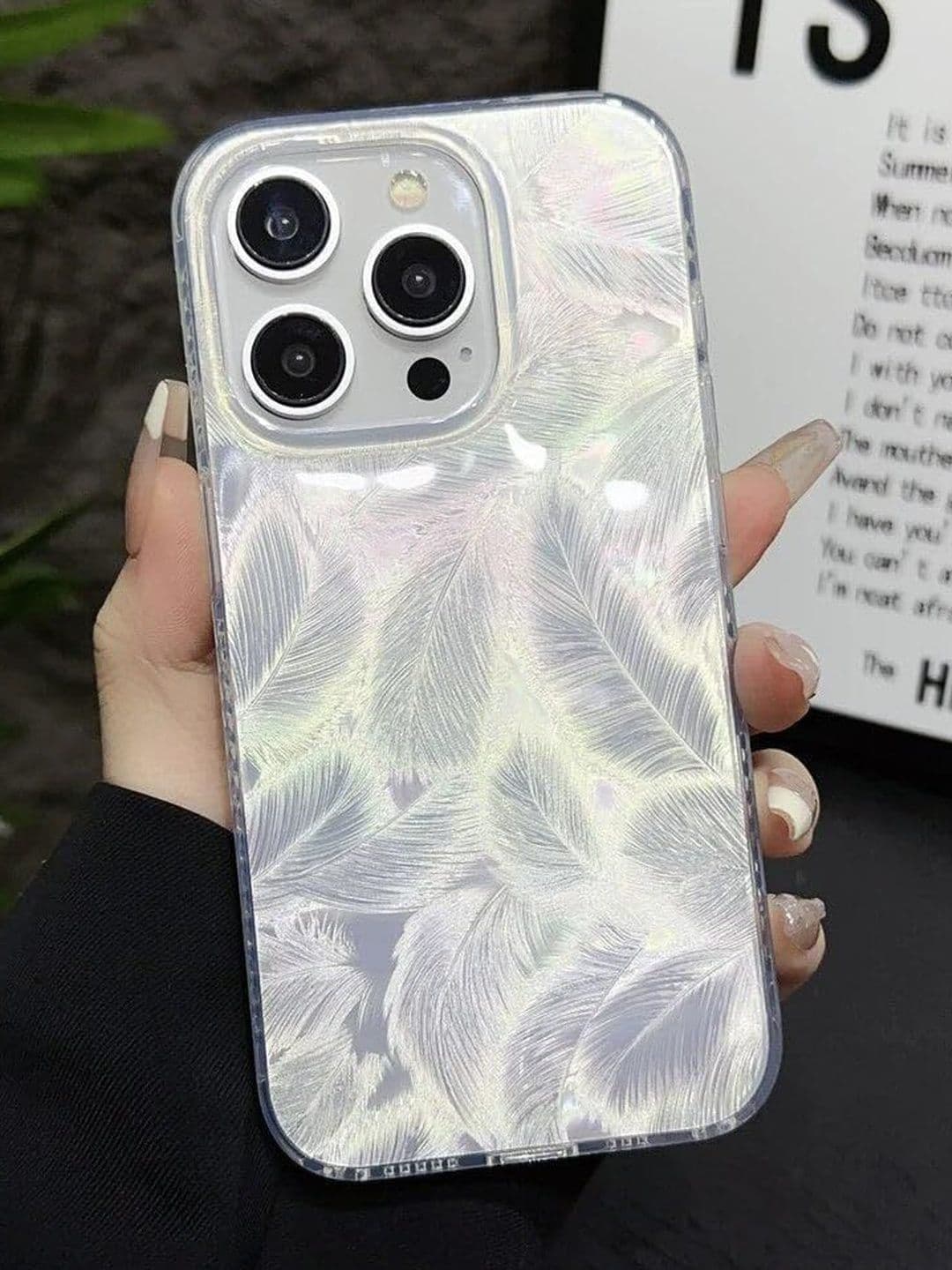 COVERLY Abstract Printed iPhone 13 Pro Max Back Case Mobile Accessories