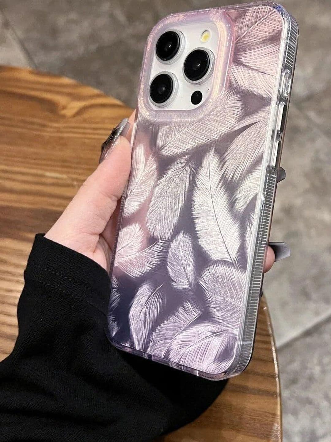 COVERLY Geometric Printed iPhone 13 Pro Back Case Mobile Accessories thumbnail 2