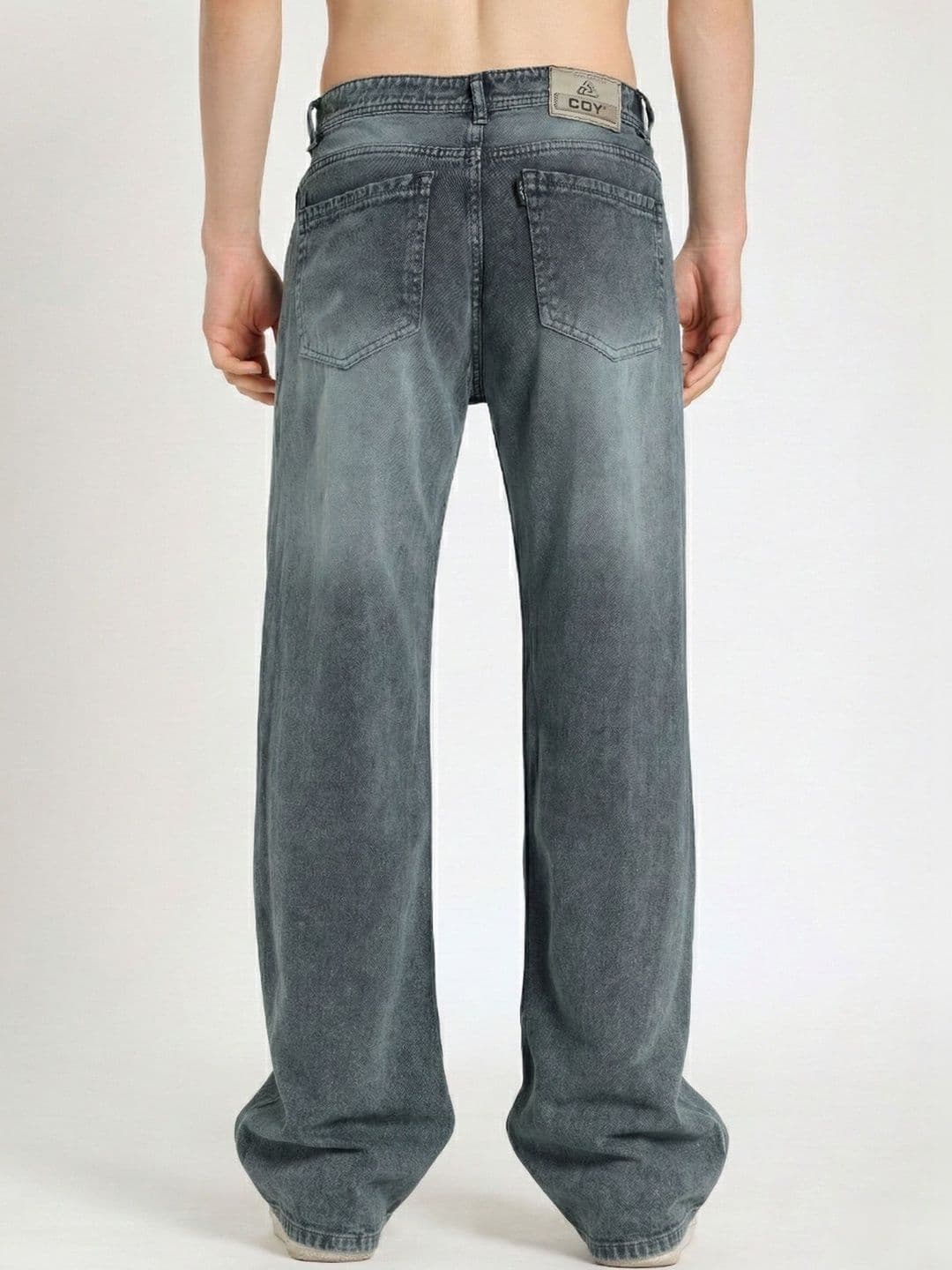 COY Men Comfort Mid-Rise Heavy Fade Stretchable Jeans thumbnail 3