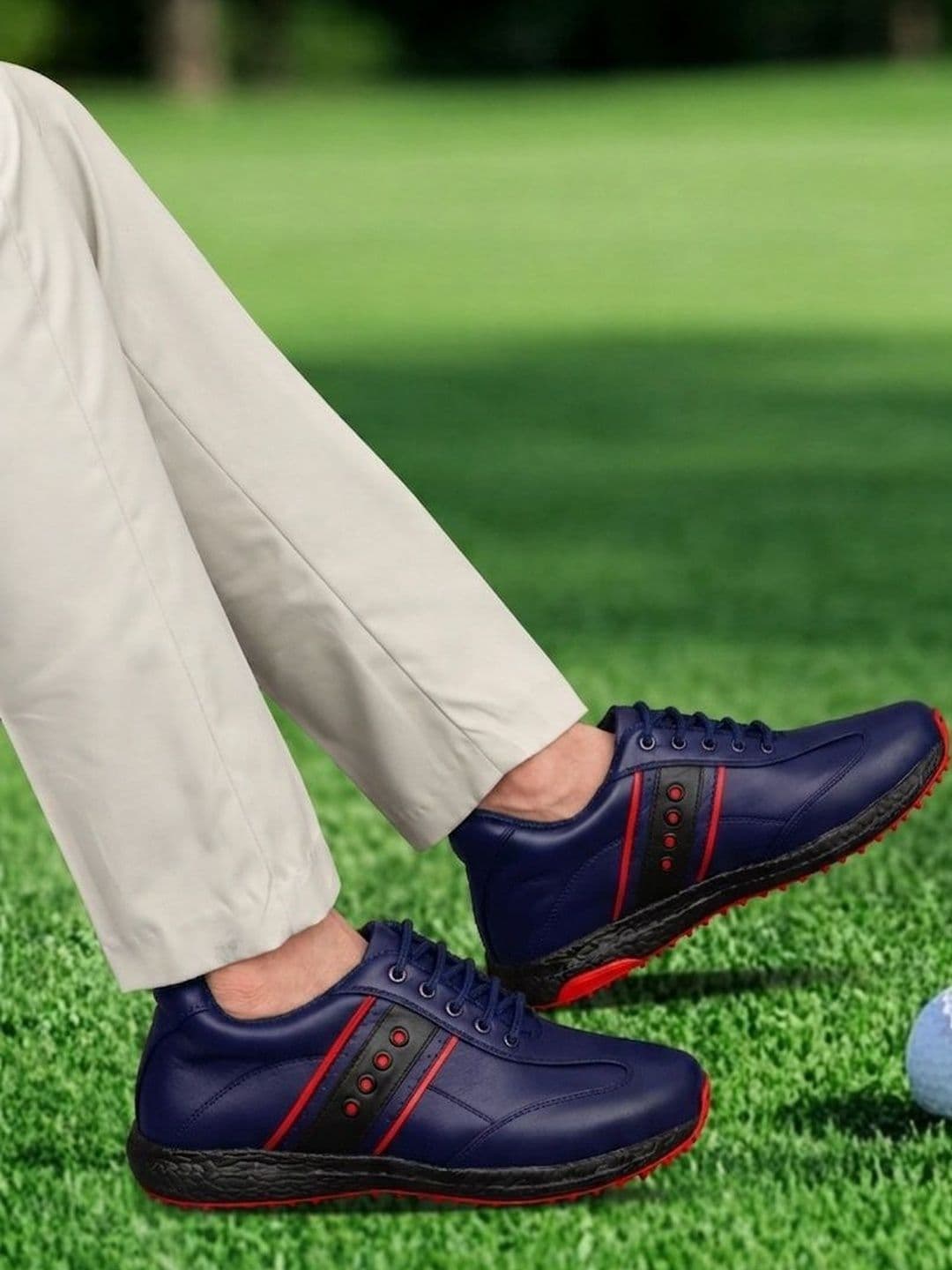 HITCARO Men Leather Golf Shoes thumbnail 6