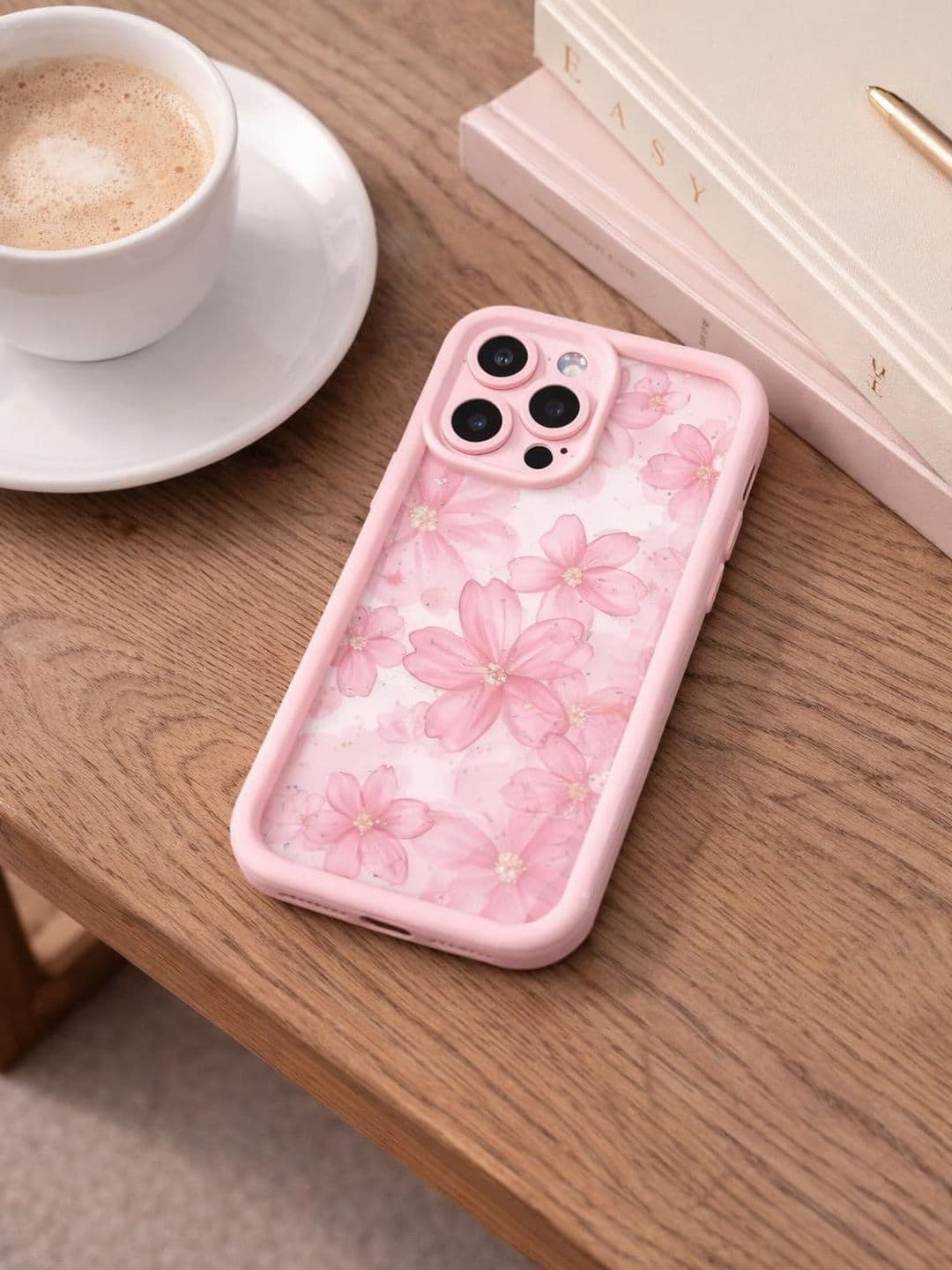 COVERLY Floral Printed iPhone 15 Pro Max Back Case Mobile Accessories thumbnail 3