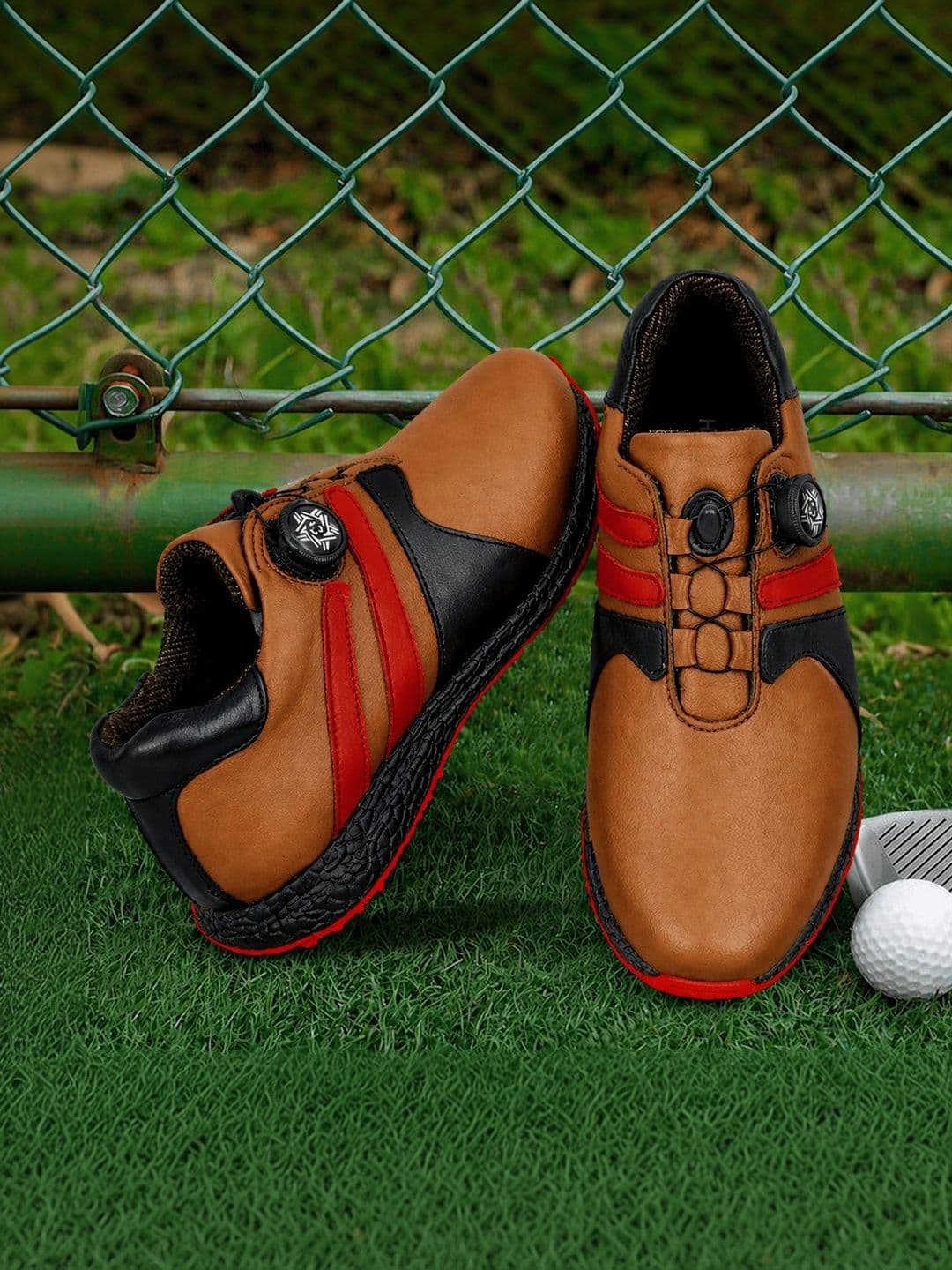 HITCARO Men Leather Golf Shoes - view 1