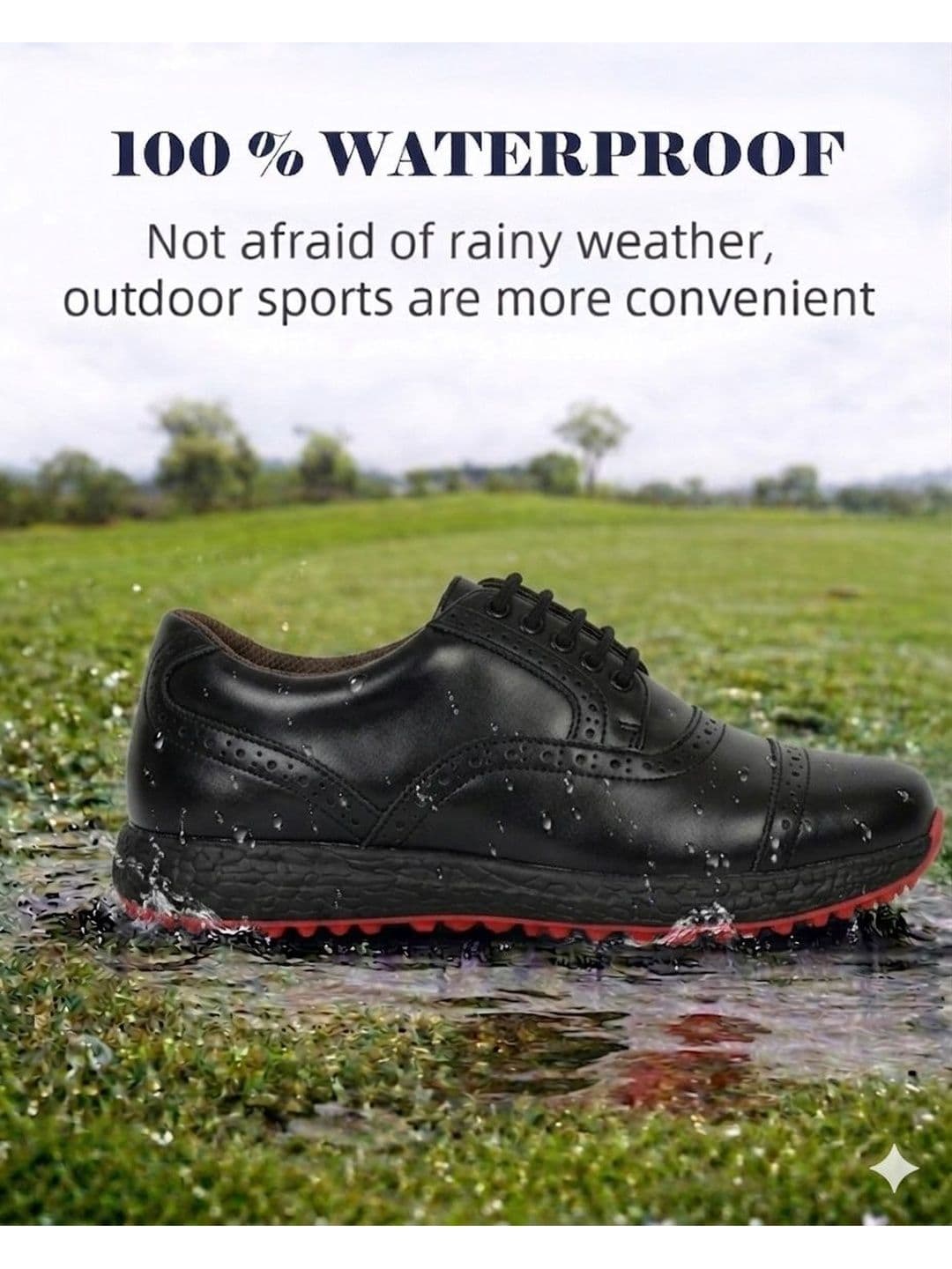 HITCARO Men Leather Golf Shoes thumbnail 3