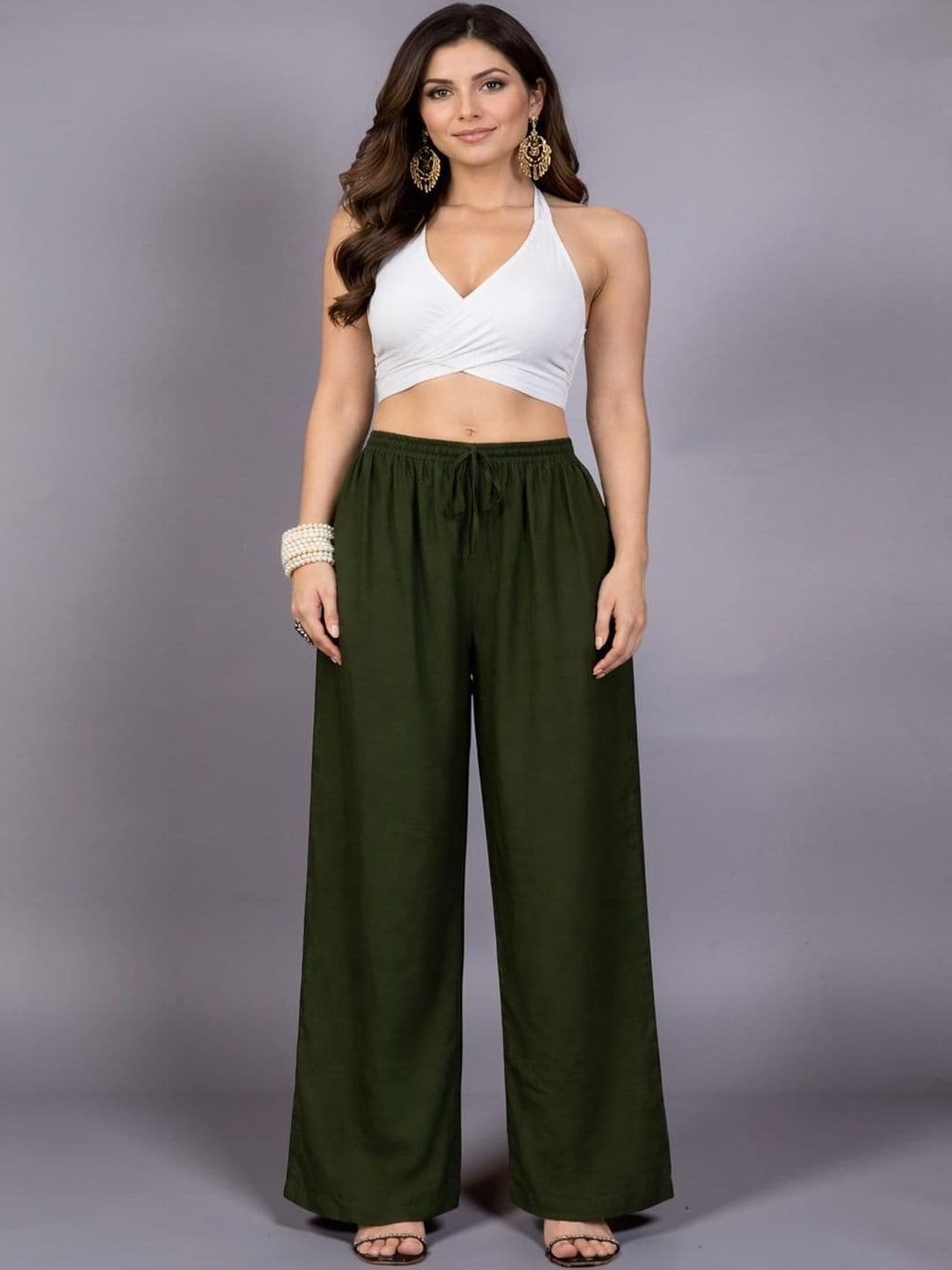 KALINI Women Ethnic Palazzos thumbnail 3
