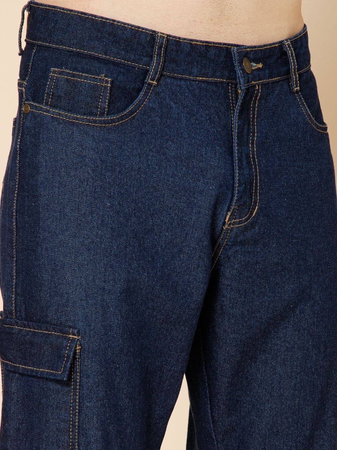 The Roadster Lifestyle Co Men Mid-Rise Straight Fit Jeans thumbnail 5