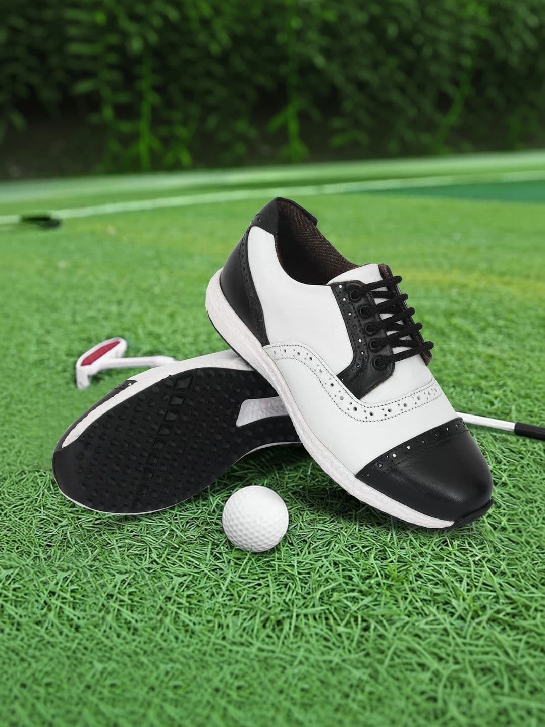 HITCARO Men Leather Golf Shoes - view 1