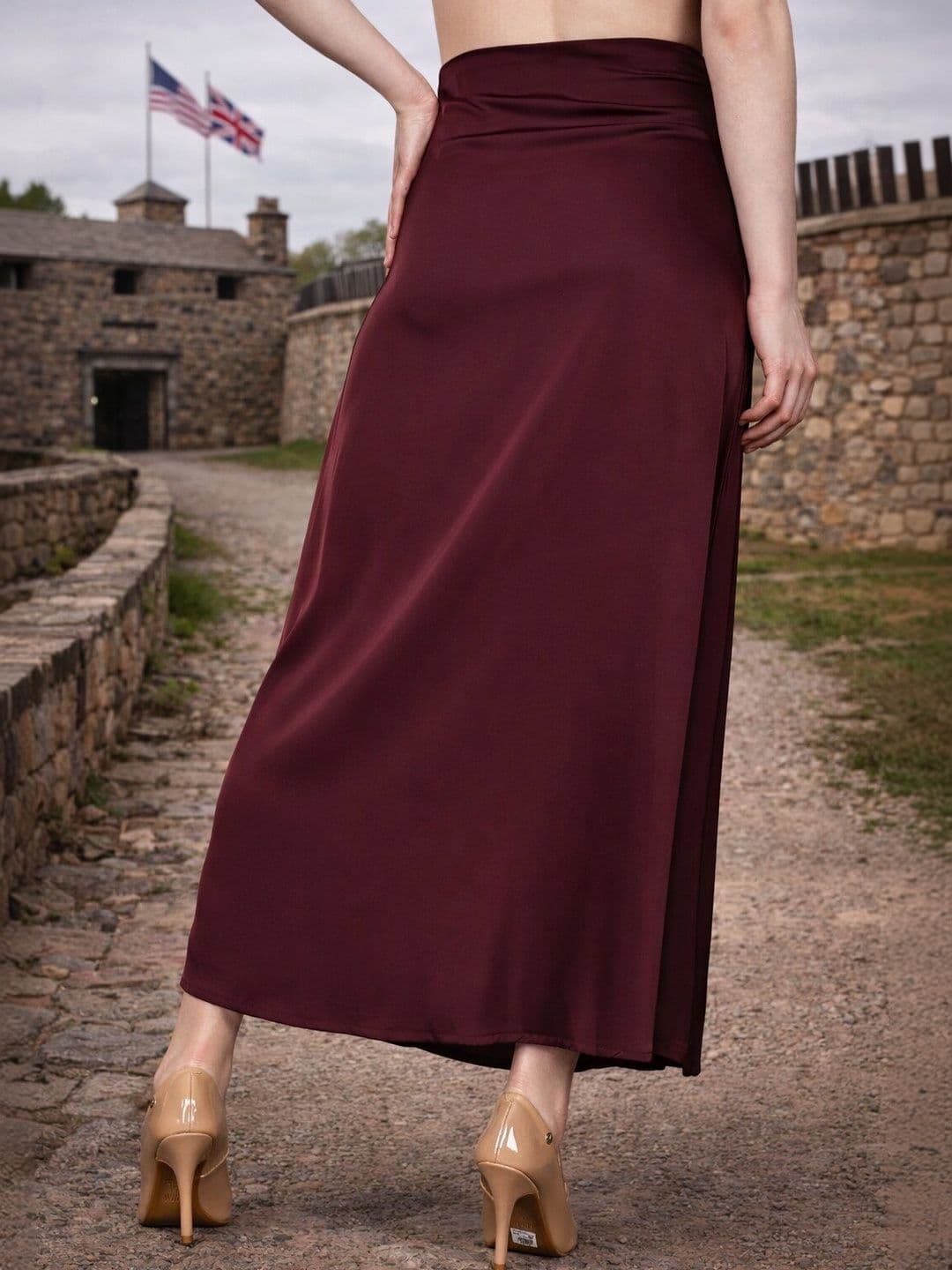 Aadvi Fashion Women Korean Maxi A-Line Skirt thumbnail 2