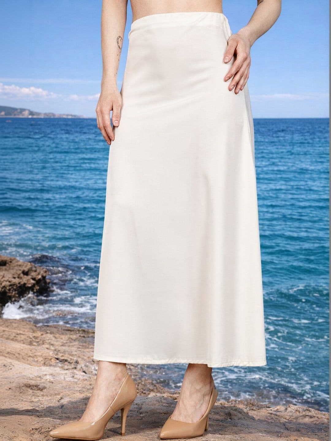 Aadvi Fashion Women Midi A-Line Skirt thumbnail 4