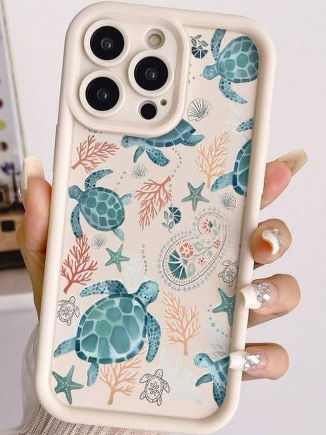 COVERLY Tropical Printed iPhone 13 Back Case Mobile Accessories thumbnail 5