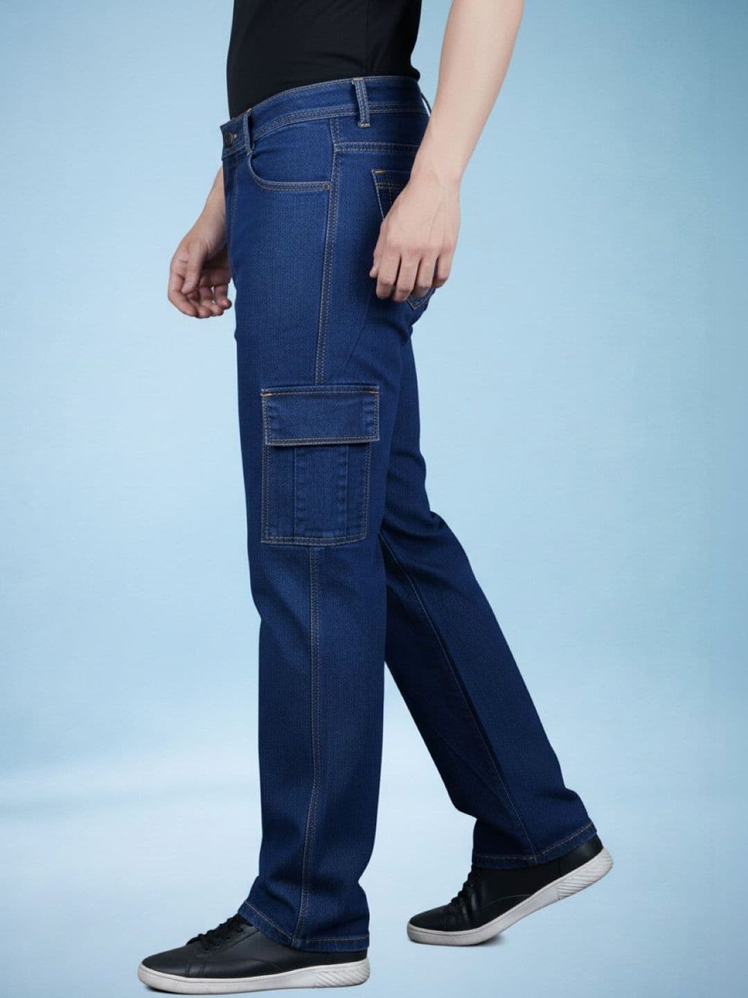 SZN Men Classic Mid-Rise Stretchable Jeans thumbnail 2