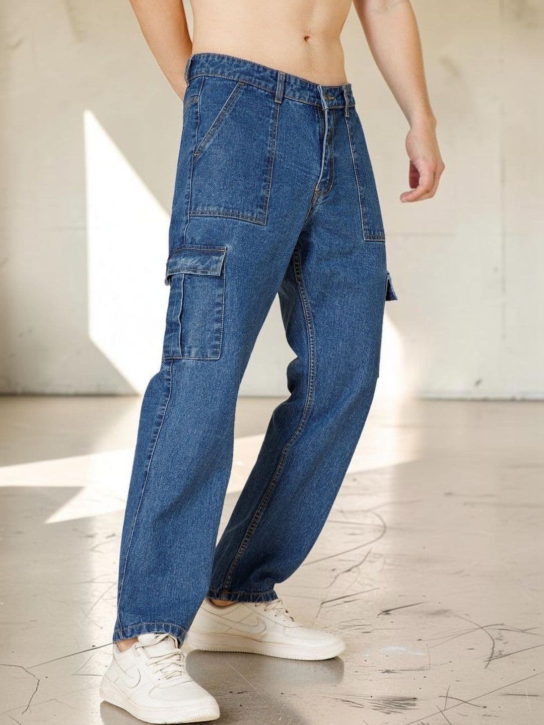 The Roadster Lifestyle Co Men Mid-Rise Straight Fit Jeans - view 1