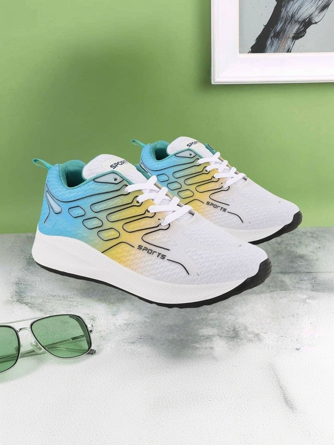 JOOTIYAPA Men Mesh Running Non-Marking Shoes - view 1