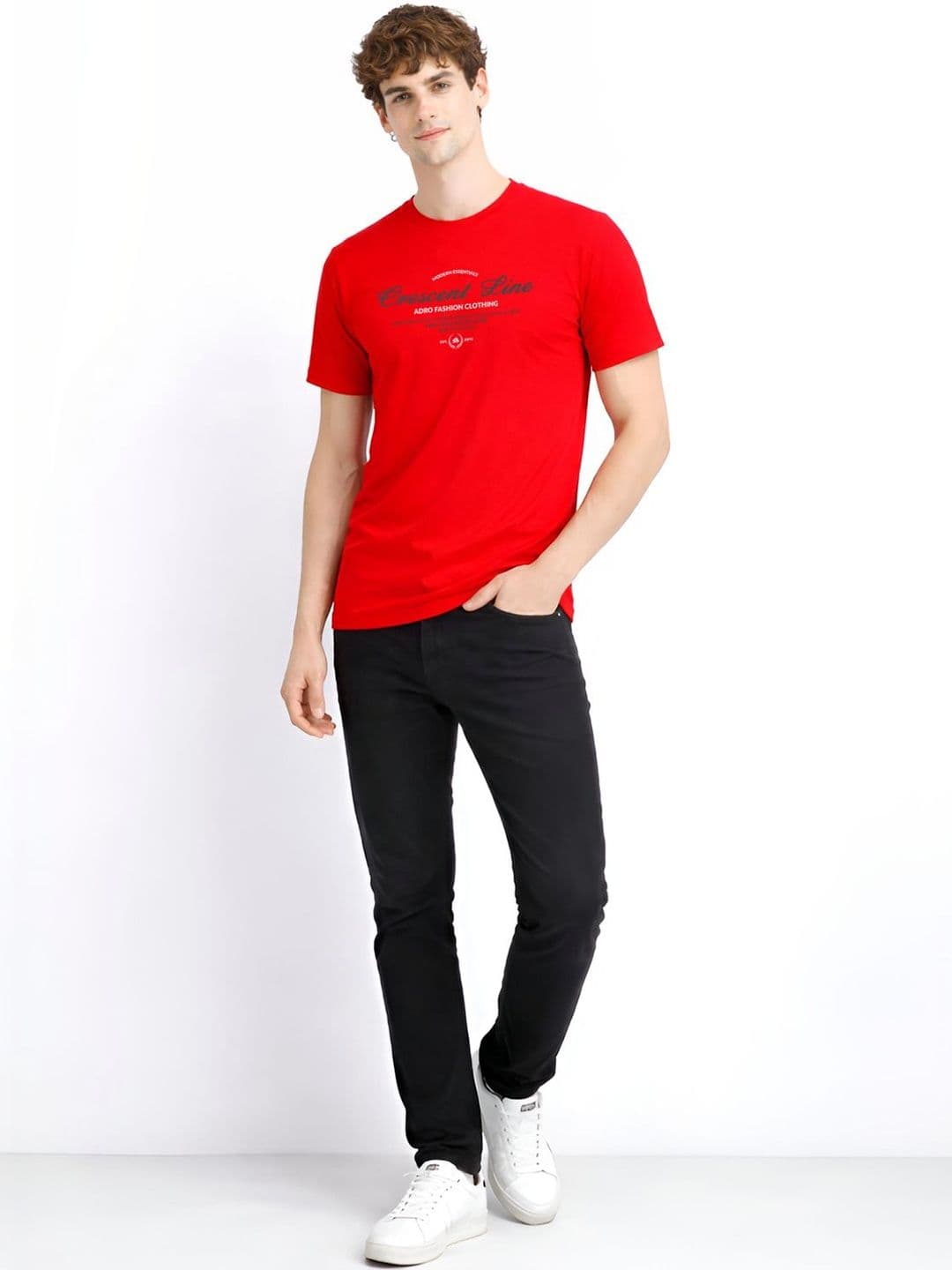 ADRO Men Typography Printed T-shirt thumbnail 7
