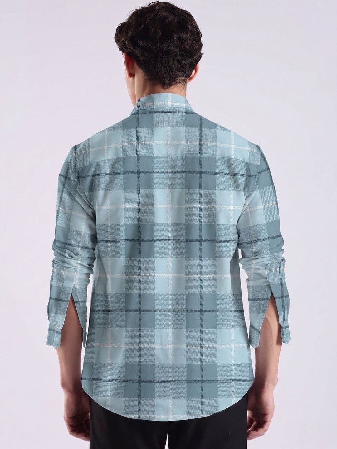 VELKYNOX Men Comfort Slim Fit Checked Casual Shirt thumbnail 4