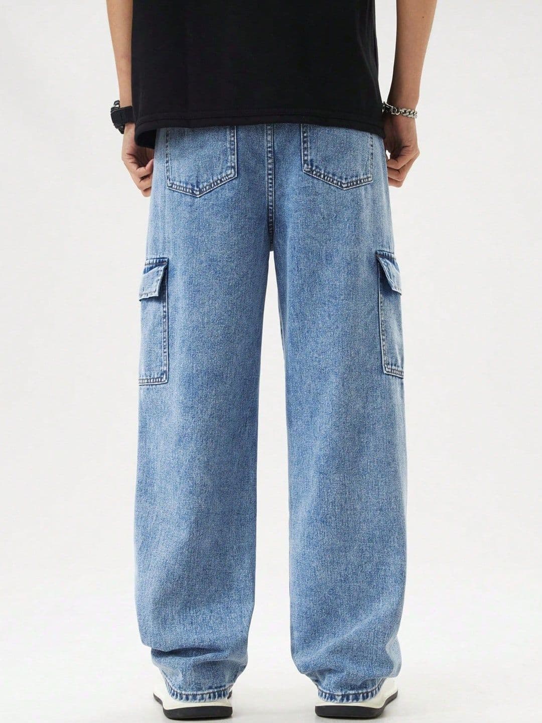 R.Code by The Roadster Life Co. Men Regular Fit High-Rise Light Fade Jeans thumbnail 5