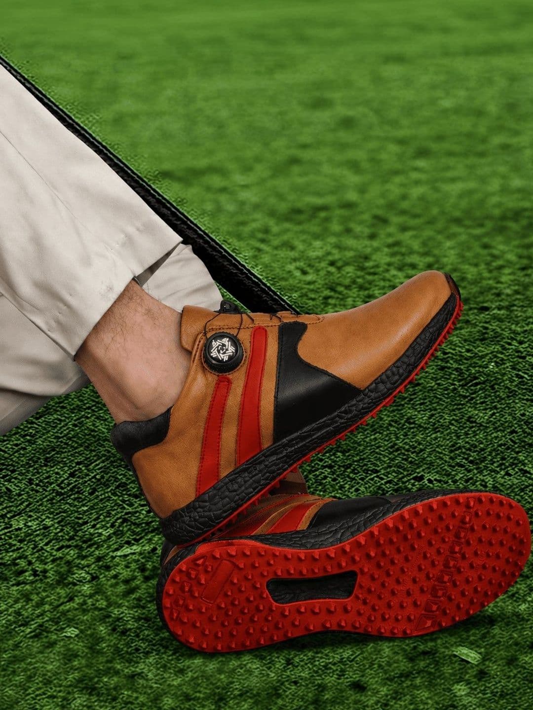 HITCARO Men Leather Golf Shoes thumbnail 6