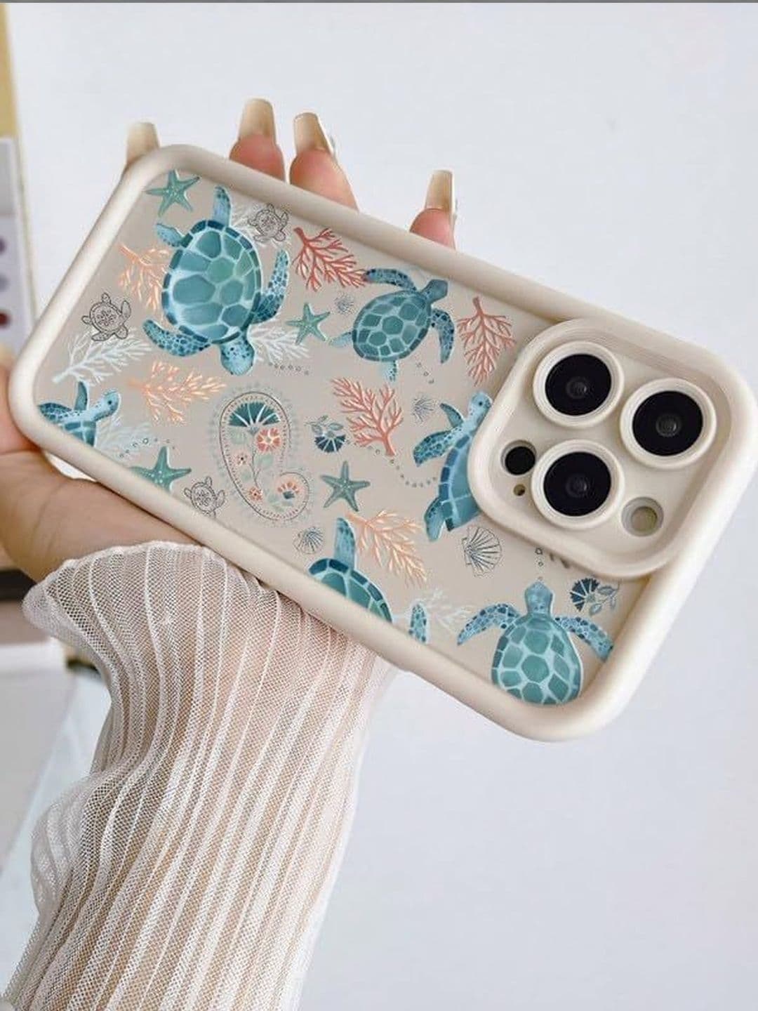 COVERLY Tropical Printed iPhone 13 Back Case Mobile Accessories thumbnail 3