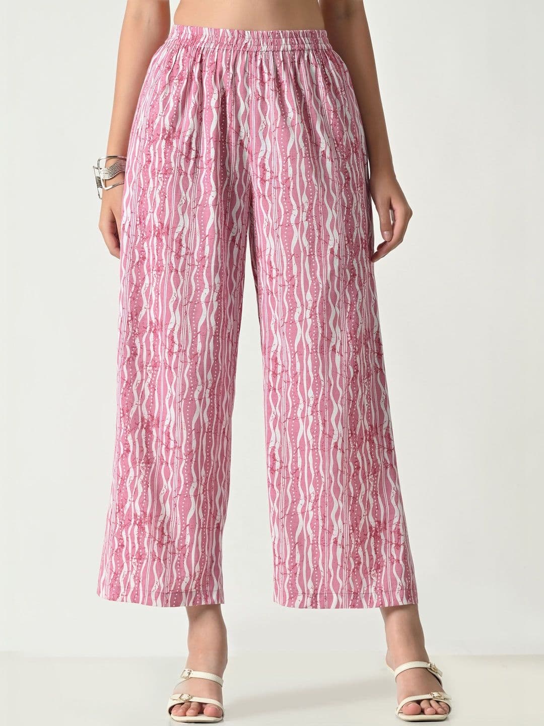 ALL WAYS YOU Women Printed Flared Ethnic Palazzos - view 1