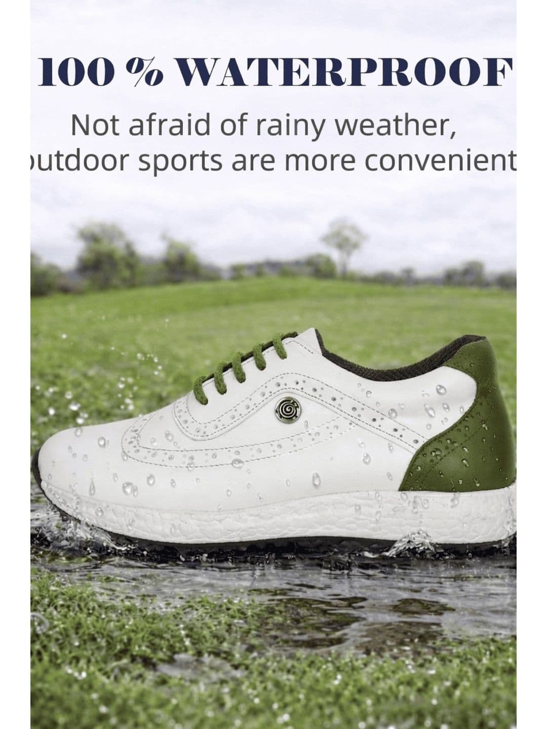HITCARO Men Leather Golf Shoes thumbnail 7