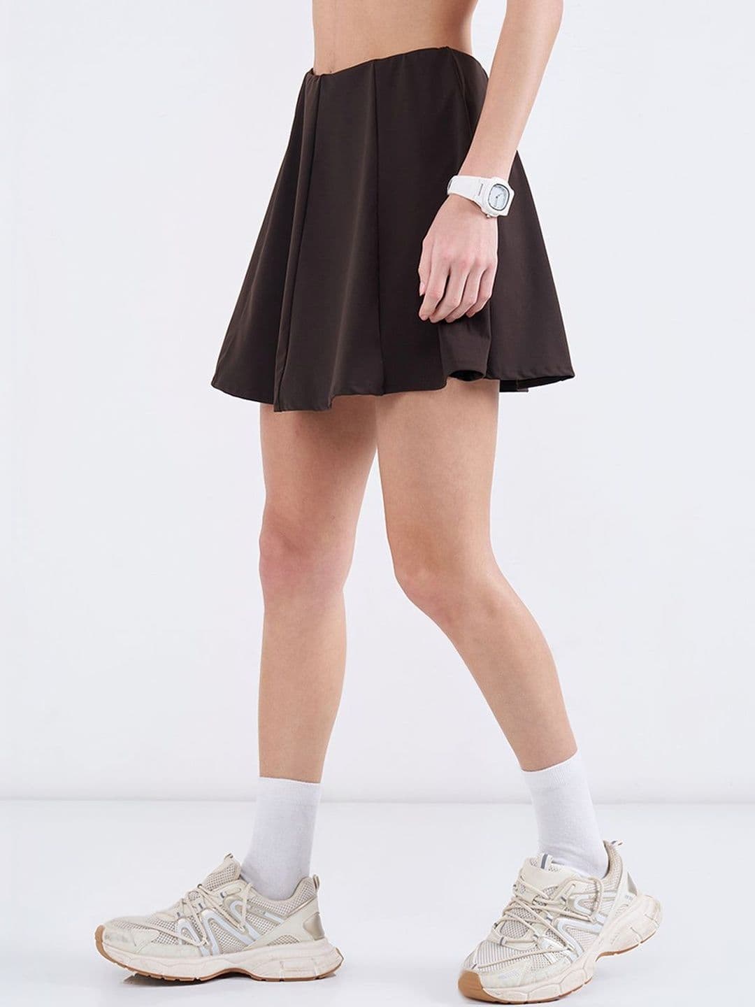 Ajile by Pantaloons Women Cotton Blend Mini Flared Skirt thumbnail 4