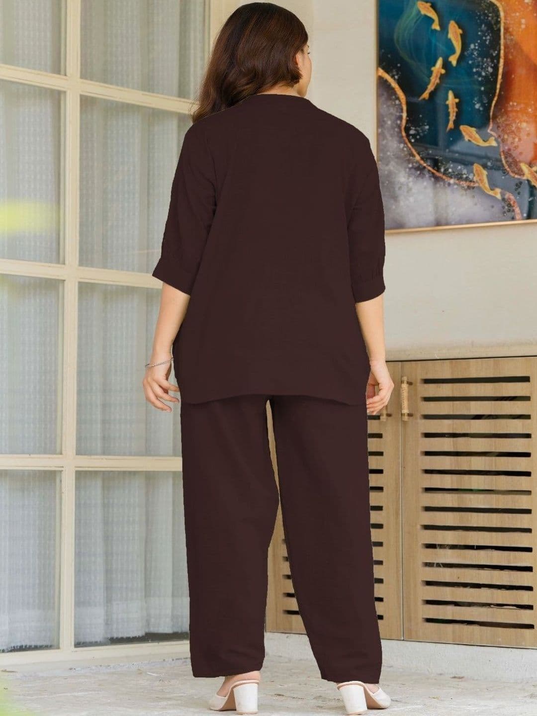 Naida Printed Top with Trousers thumbnail 6